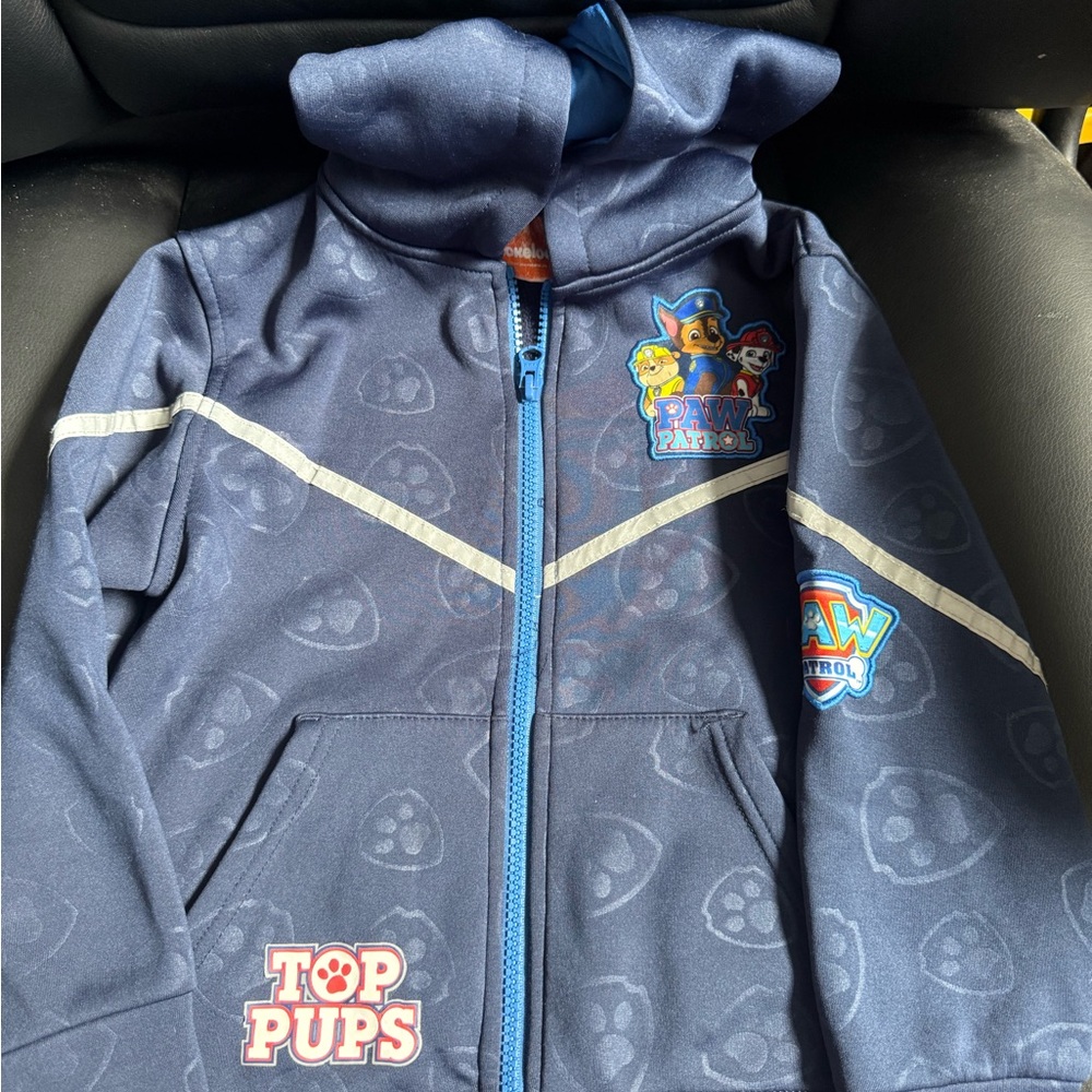 Paw Patrol Kids Dark Blue Zip-Up Hoodie